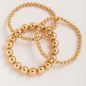 Gorjana Newport Bracelet Stack - Gold